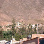 Blick von der Hostel-Terrasse