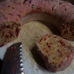 Leckeres Brot mit Rote Bete, Möhren, Koriander