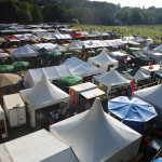 Afrika-Festival von oben